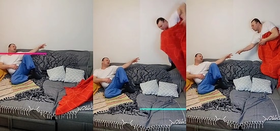 TikTok Efekti ile 'Adem'in Yaratılışı' Tablosunu Canlandıran Adamın Harika Videosu