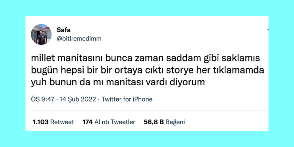 14 Şubat'ta Sığınaklardan Çıkan Manitalardan Çiçek Yerine Künefe Alan Adama Son 24 Saatin Viral Tweetleri