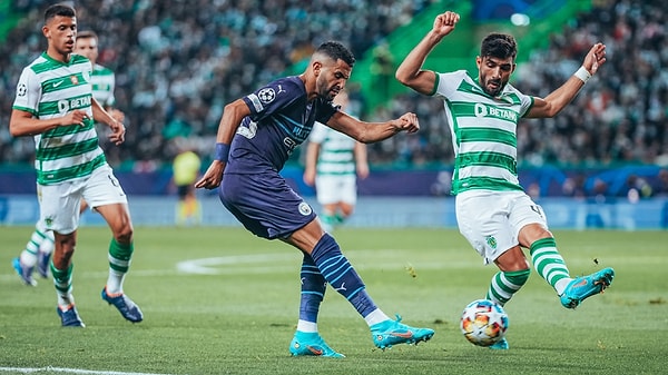 Jose Alvalade Stadı'nda oynanan mücadelede Manchester City, Sporting Lizbon'a adeta gol olup yağdı.