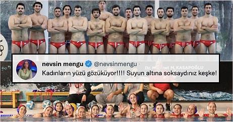 Kadın Sporcuları Suya Gömen Sutopu Federasyonu'nun Paylaştığı Enteresan Fotoğraf Tepkilerin Odağında