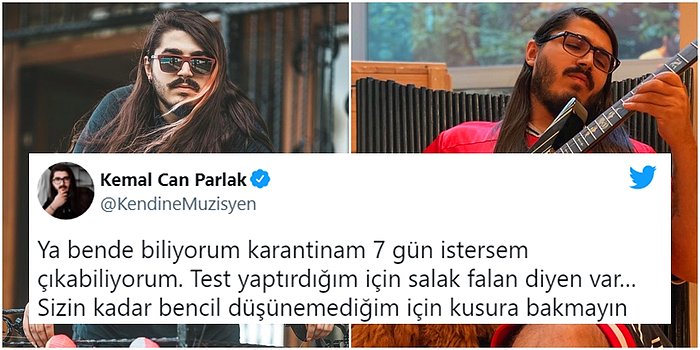 PCR Testi Pozitif Olduğu İçin Karantinadan Çıkmayan KendineMüzisyen: "Test Yaptırdığım İçin Salak Diyen Var"