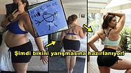 Oğlu Kendisini Şişman Resmettiği İçin Değişmeye Karar Vererek Kilo Vermesinin Ardından Bikini Modeli Olan Anne