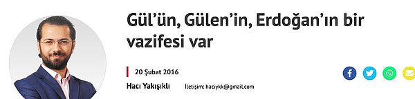 Darbe girişimi öncesinde bile arabuluculuk çalışmaları yaptığı yazı ortaya çıktı.