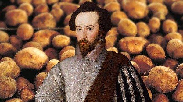 Ardından Sir Walter Raleigh 1589'da İrlanda'ya patatesi tanıttı. Bu tanışmadan tam 40 yıl sonra Avrupa artık patatesle iyice haşır neşir olmaya başladı.
