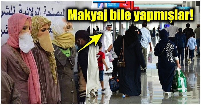 Dubai'de Arap Kadınlar Gibi Giyinerek Gizlice Ülkeye Girmeye Çalışan Üç Erkek Sığınmacı Yakalandı!