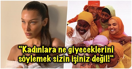 Müslüman Kadınların Karşılaştığı Zorluklar Karşısında Daha Fazla Sessiz Kalamayan Bella Hadid İsyan Etti!