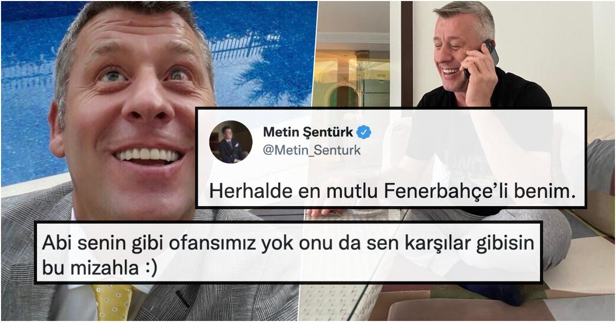 Metin Şentürk &#39;En Mutlu Fenerbahçeli Benim&#39; Dedi, Sosyal Medya Kahkahaya  Boğuldu!