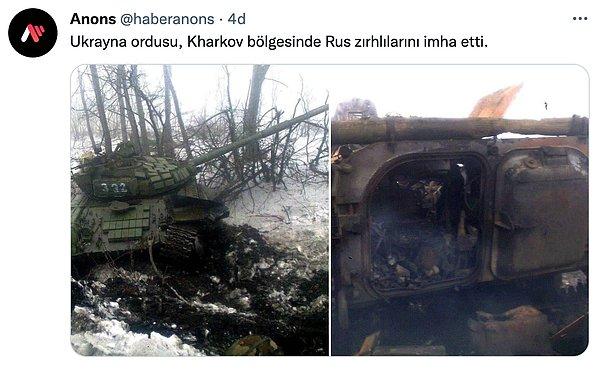 Son dakika olarak geçen 'Ukrayna ordusu, Kharkov bölgesinde Rus ordusuna ait zırhlıları imha etti' haberine ait görsellerin ise 2015 yılına ait olduğu anlaşıldı.