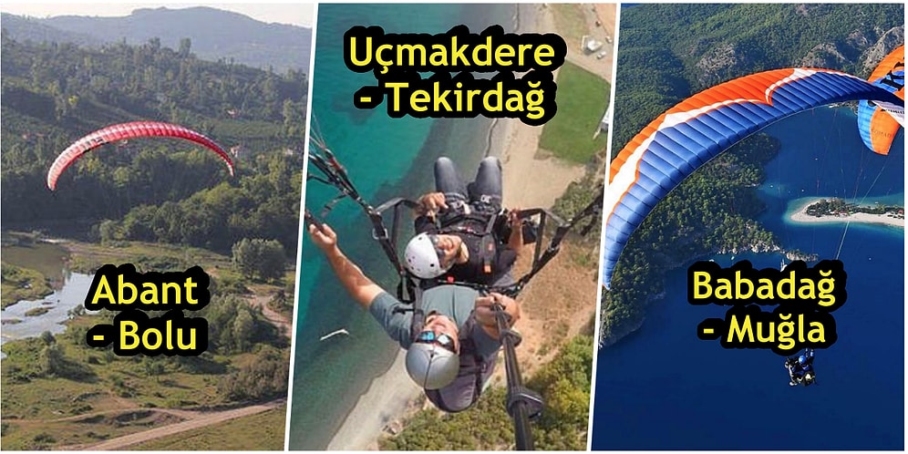 Oksijen ve Heyecan Dolu Rüyalara Davetlisiniz: Türkiye'de Yamaç Paraşütü Yapabileceğiniz Doğa Harikası Yerler