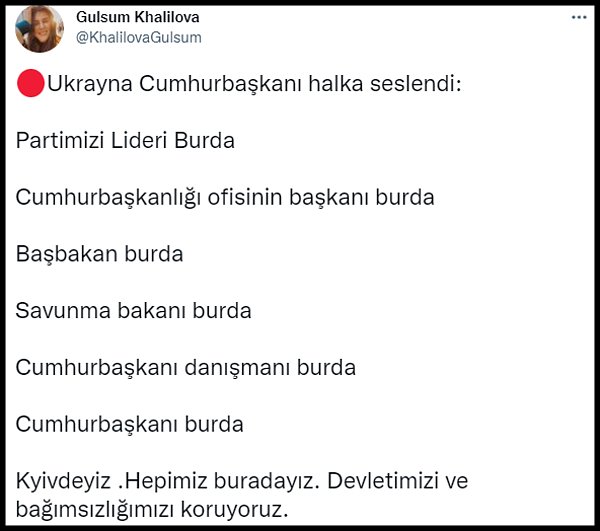 O anları gazeteci Gulsum Khalilova da paylaştı: 👇