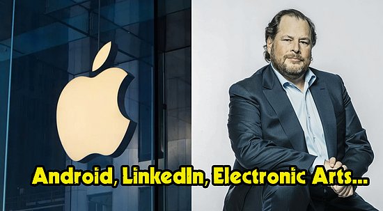 Apple'da Staj Yapıp Servete Erişen Marc Benioff ve Apple'da 'Pişerek' Kariyerini Tırmanmış 10 Diğer İsim