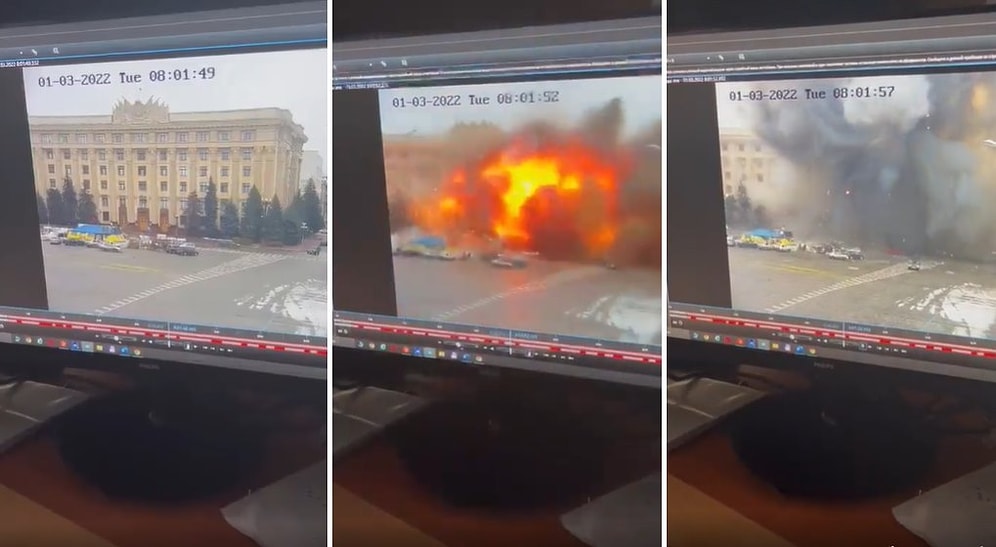 Rus Ordusu, Ukrayna'nın Harkov Bölge Yönetim Binasını Bombaladı