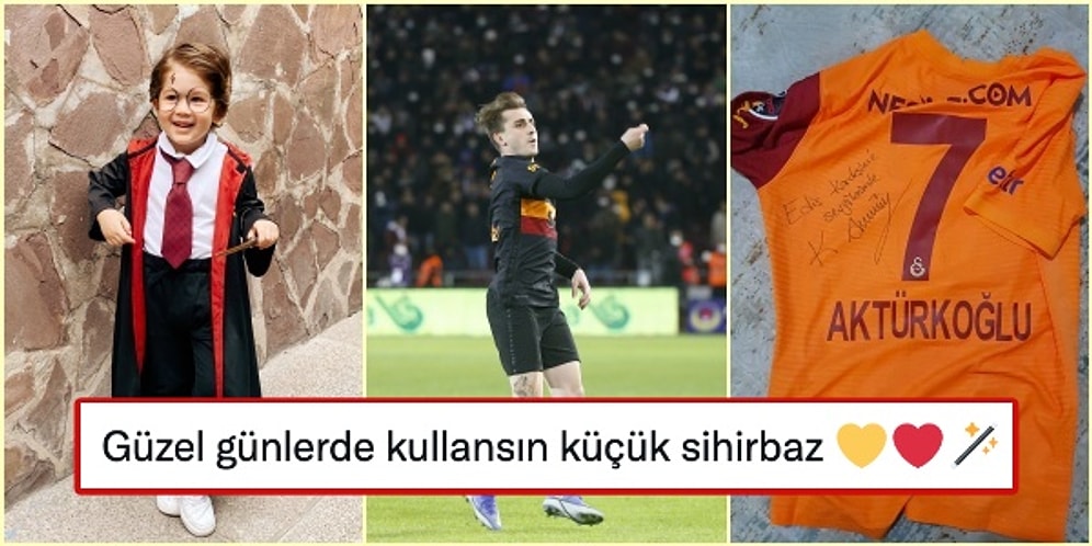 Kostüm Partisine Harry Potter Kılığında Giden Miniğe İmzalı Forma Yollayan Kerem Aktürkoğlu Gönülleri Fethetti