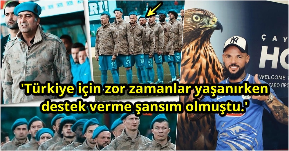 Rizespor'un Ukraynalı Eski Futbolcusu Moroziuk, Kamuflajlı Fotoğrafını Paylaşarak Türkiye'den Destek İstedi