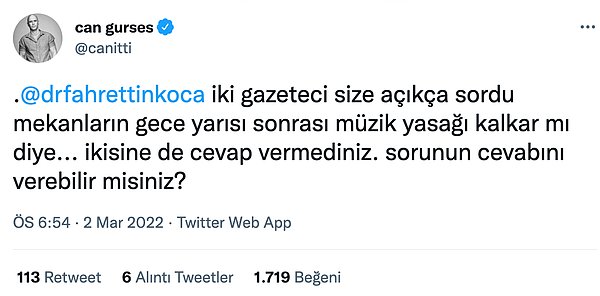 Koca'ya bu soru soruldu ama yanıt alınamadı.