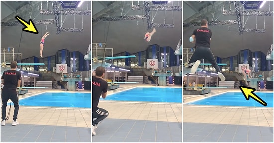 Tramplen Atlama Antrenmanlarının Nasıl Yapıldığını Görünce Ufkunuz Genişleyecek!