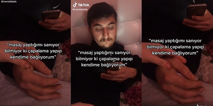 Kadınlardan Korkulur: Erkek Arkadaşının Eline 'Masaj Yapıyorum' Diyerek Çapalama Taktiği Yapan Kadın