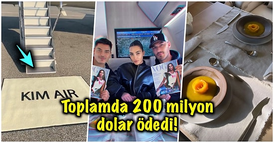 Biz Elektrik Faturasını Düşünürken 95 Milyon Dolara Özel Jet Alan Kim Kardashian Biraz Canınızı Sıkacak ✈️