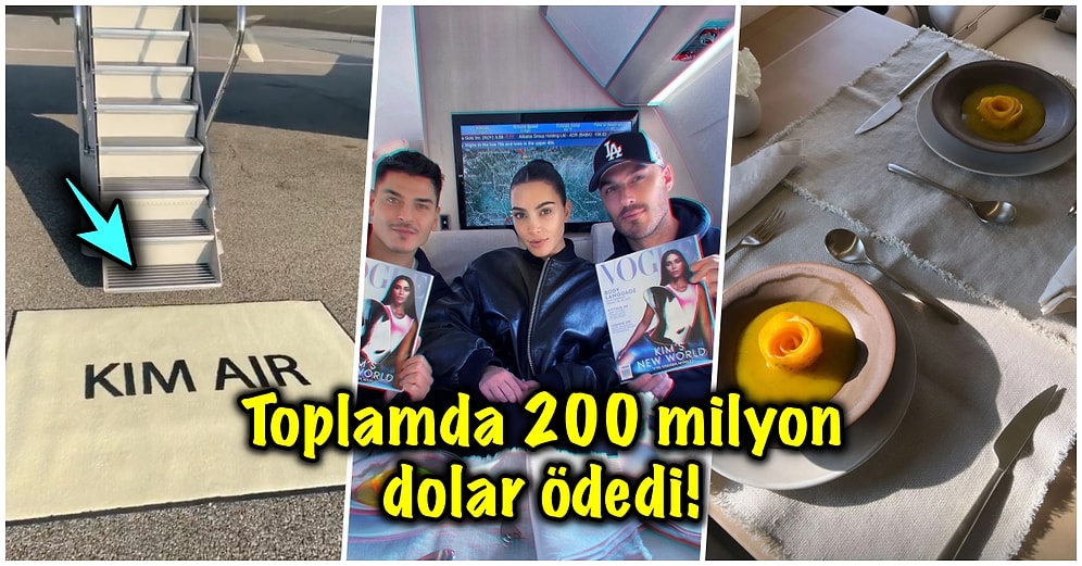 Biz Elektrik Faturasını Düşünürken 95 Milyon Dolara Özel Jet Alan Kim Kardashian Biraz Canınızı Sıkacak ✈️