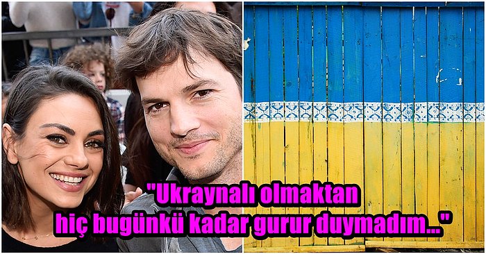 Ukraynalı Aktris Mila Kunis ve Eşi Ashton Kutcher Ukraynalı Mültecilere 3 Milyon Dolar Bağış Yaptı