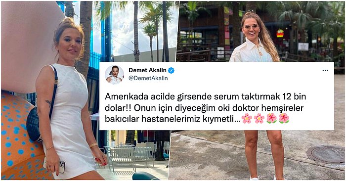 Kaynak: Şoförüm! Amerika'da Serum Taktırmaya 12 Bin Dolar Verildiğini Söyleyen Demet Akalın İsyan Etti