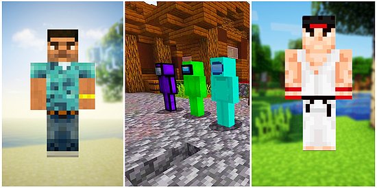 Oyun Dünyasının İkonik Karakterlerini Minecraft ile Buluşturan En Başarılı 13 Kostüm Tasarımı