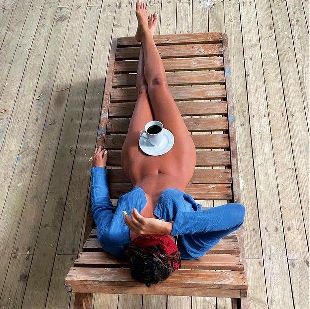 Instagram, Cinsel Organını Kahve Fincanıyla Kapatarak Poz Veren Eda Taşpınar'ın Fotoğrafını Kaldırdı!