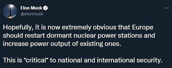 11. Nükleer enerjinin çok tartışıldığı bugünlerde Elon Musk'tan çok konuşulacak açıklamalar geldi. Peki, nükleer enerji güvenilir mi?