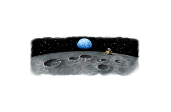 Ay'a inişin 40. yılı anısına paylaşılan Doodle