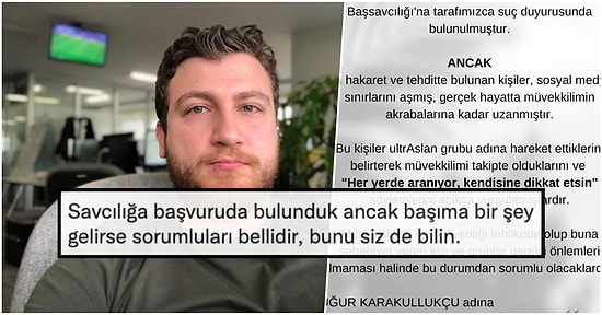 Spor Yorumcusu Uğur Karakullukçu Tehdit Edildi: 'Başıma Bir Şey Gelirse Sorumluları Bellidir'