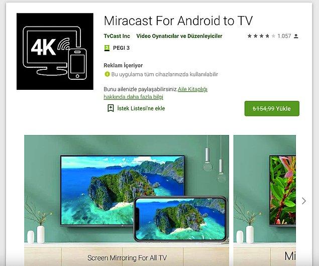 Miracast For Android to TV