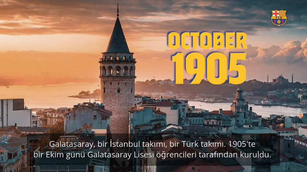 Barcelona'dan UEFA Avrupa Ligi Karşılaşması Öncesi 'Galatasaray Hakkında Bilmeniz Gereken 10 Şey' Videosu