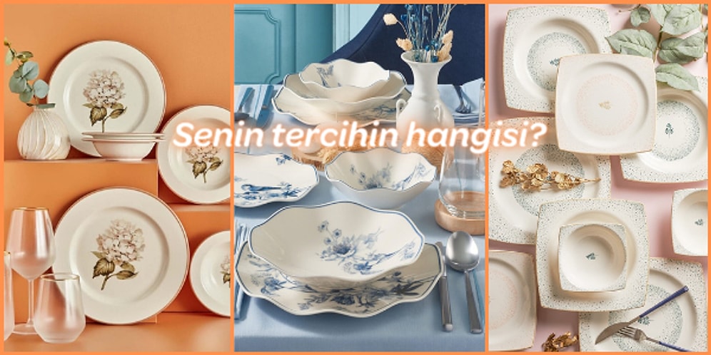 Sofraların Vazgeçilmezi En Güzel Yemek Takımları