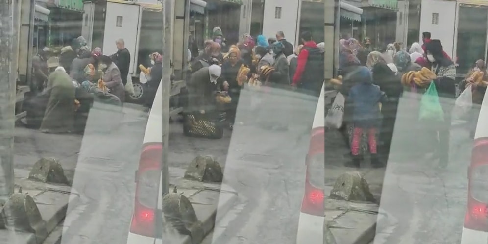 Bu Görüntüler Yürek Burkar: Ücretsiz Dağıtılan Ekmekleri Almak İçin Neredeyse Birbirlerini Ezen Vatandaşlar