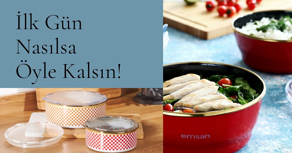 Tazelik Önemli! Yiyeceklerinizi Uzun Süre Taze Tutacak Emaye Saklama Kapları