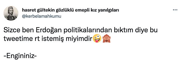 Kalıplarla da tweetler atmak lazım.