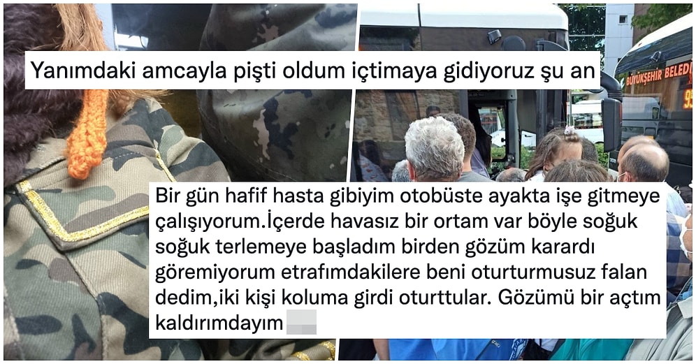 Toplu Taşımada Yaşadıkları En İlginç Olayı Paylaşırken Nasıl Bir Ülkede Yaşadığımızı Gülerek Gösteren Kişiler