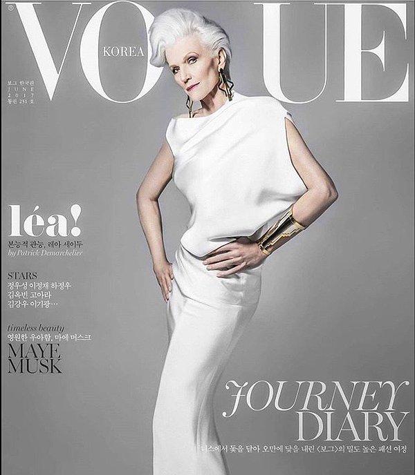 Yıllarca Time da dahil olmak üzere Vogue gibi pek çok dergi kapağında görünen bir model.
