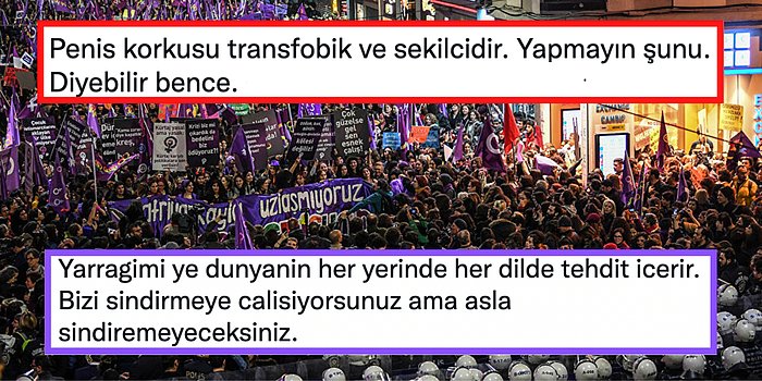 Tehdit mi Penis Korkusu mu? 8 Mart'ın Ardından Twitter'da Yükselen Garip 'Y*rrağımı Ye' Tartışması