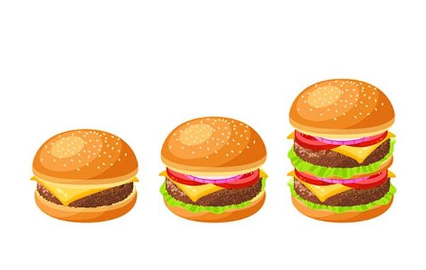 Hamburgerin kaç katlı olsun?