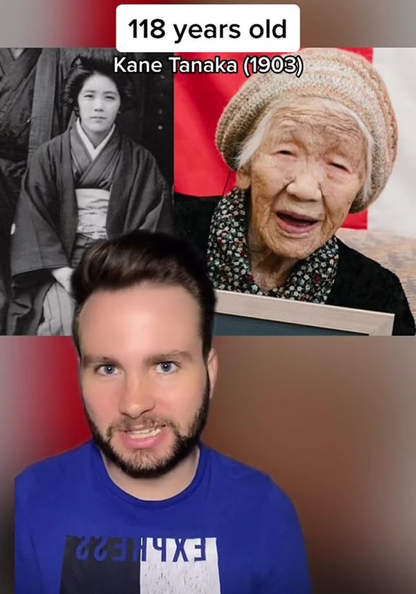 13. Самому старейшему человеку, живущему сегодня в мире, 118 лет [119 лет в 2022 году].