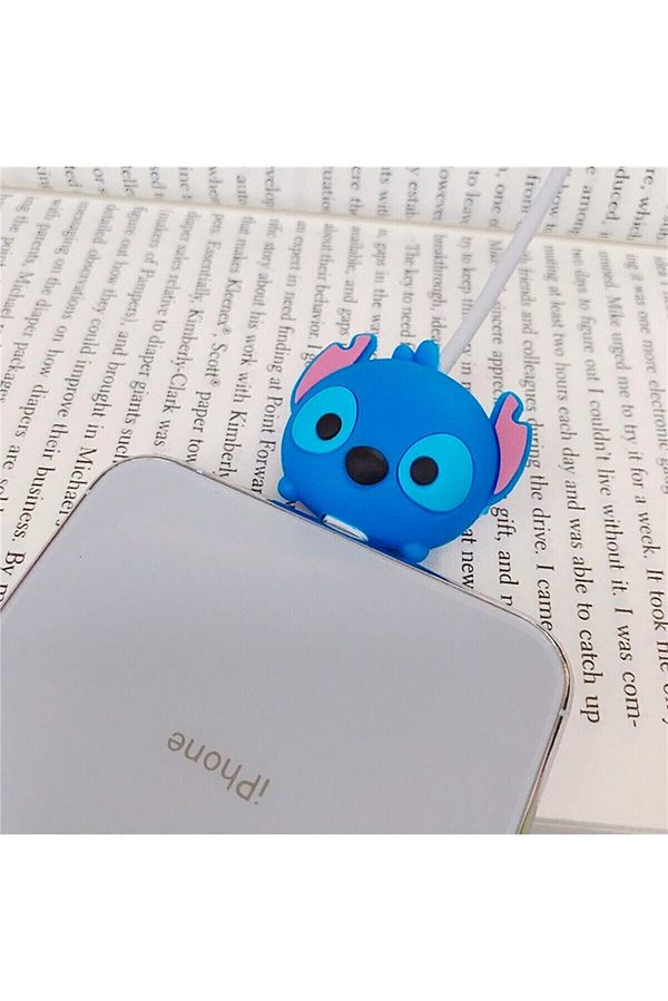 8. Stitch tasarımlı kablo koruyucu