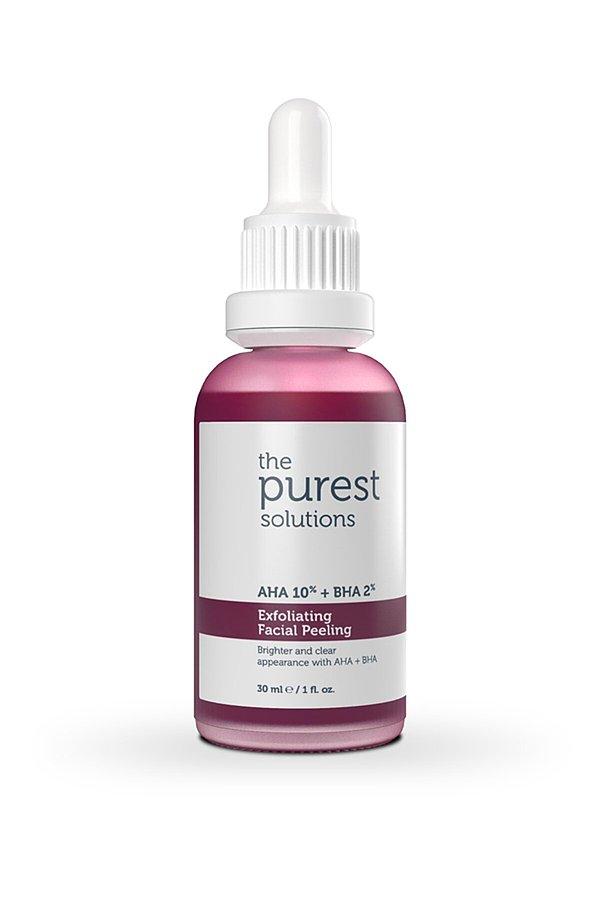 1. The Purest Solutions Canlandırıcı Cilt Tonu Eşitleyici Yüz Peeling Serum