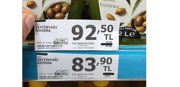 Ayçiçek zamlanır da zeytin durur mu?