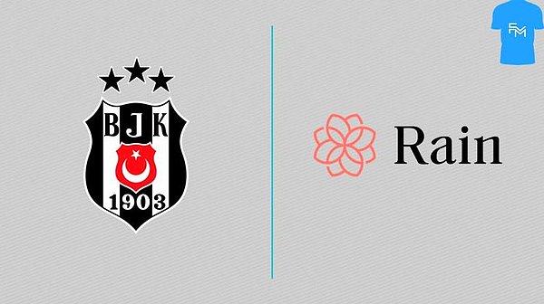 Beşiktaş'ın yeni forma göğüs sponsoru Rain Yazılım oldu. Ayrıca Vodafone Park'taki Güney Tribünü'nün adı da Rain olacak.