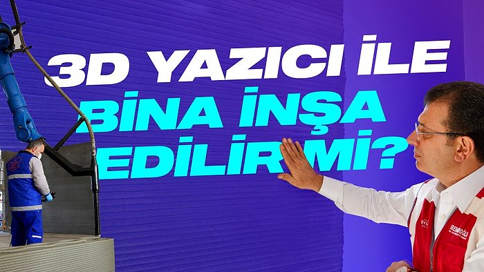 Ekrem İmamoğlu Paylaştı: İstanbul Büyükşehir Belediyesi Üç Boyutlu Yazıcıyla Ev Yapıyor!