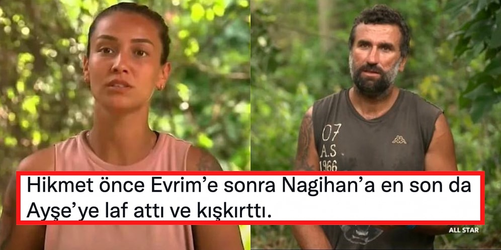 Survivor'da Dokunulmazlık Oyunu Sırasında Evrim'e Mobbing Uygulayan Hikmet İzleyenleri Kızdırdı!