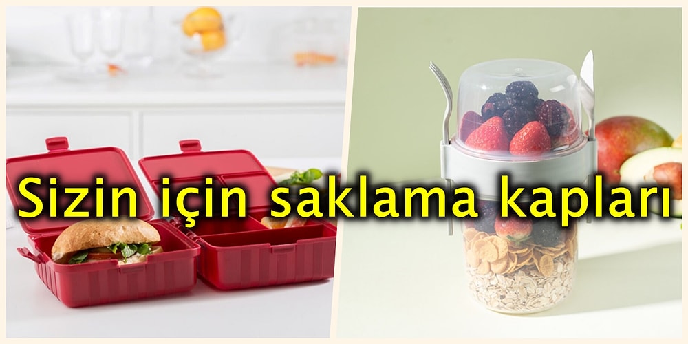 Kullanıcılardan Tam Not Alan Saklama Kapları
