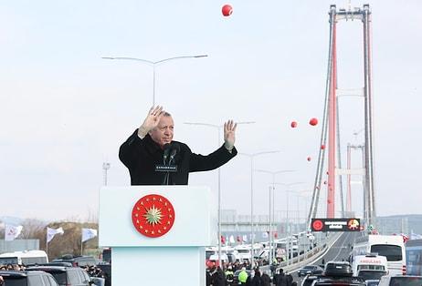 Erdoğan, Çanakkale Köprüsü'nün Geçiş Fiyatını Açıkladı!