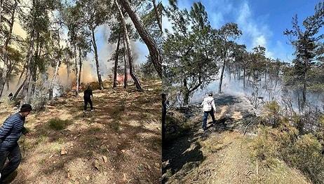 Fethiye'deki Orman Yangını Kontrol Altına Alındı: Kundaklama Şüphesi Üzerinde Duruluyor